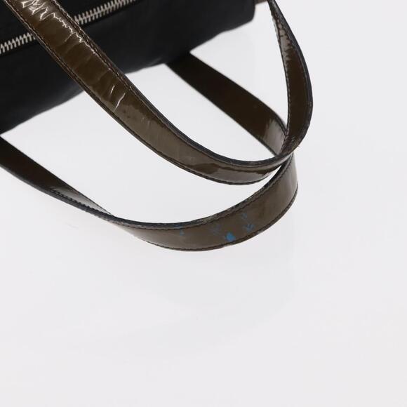 PRADA Hand Bag Nylon Black Silver Auth 153944 - Picture 7 of 16
